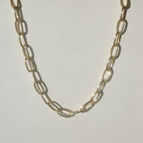 18KGP Oval necklace
