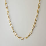 18KGP Oval necklace