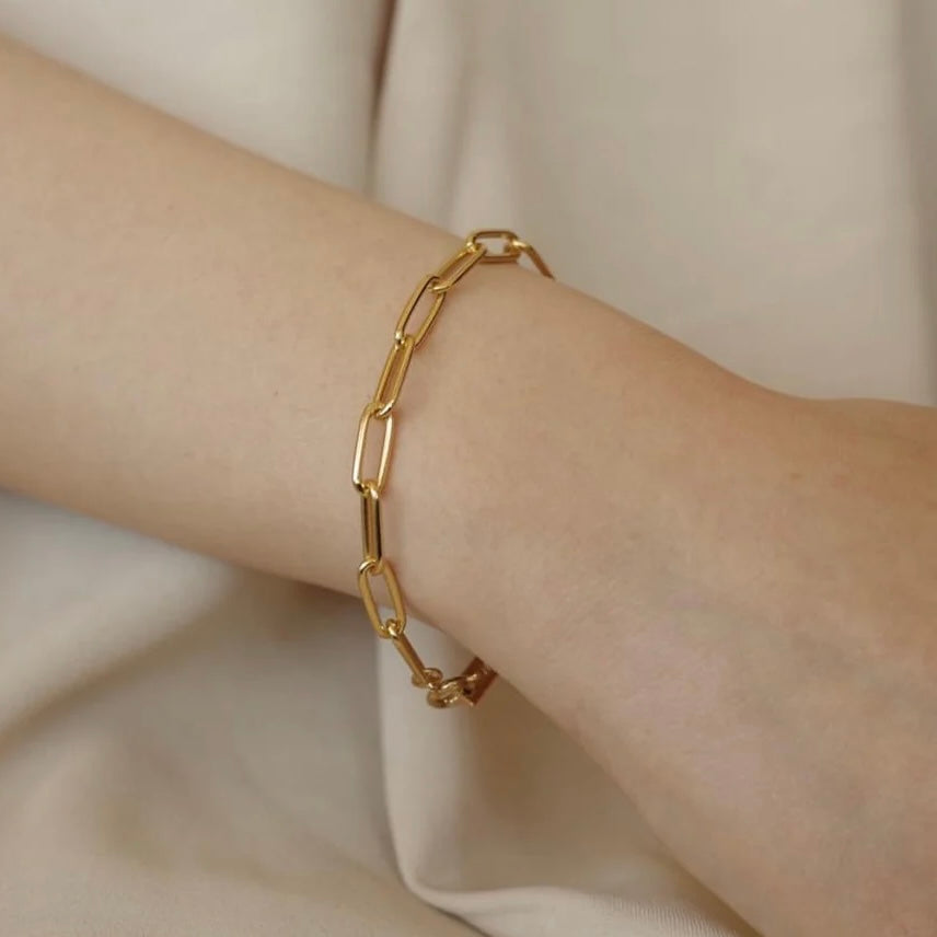 18KGP Oval bracelet