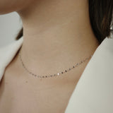 Briller necklace silver