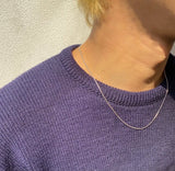 Serpent necklace silver