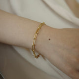 18KGP Oval bracelet
