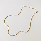 Serpent necklace gold