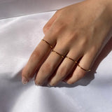 Fine ring gold (3set)