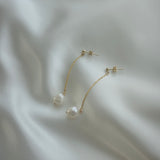 Chain pearl pierce