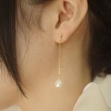 Chain pearl pierce