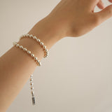 Sphere necklace silver