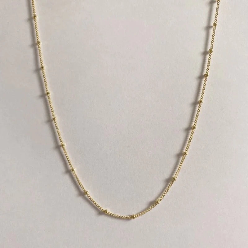 18KGP DOT SET (Necklace × Bracelet)