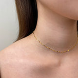 18KGP Briller necklace