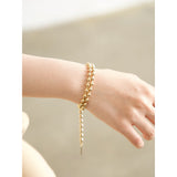 Sphere necklace gold