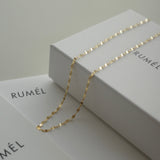 18KGP Briller necklace