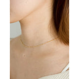 18KGP Dot necklace