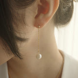 Chain pearl pierce