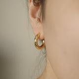 Chunky hoop pierce