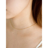 18KGP Dot necklace