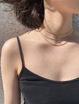 Simple necklace gold