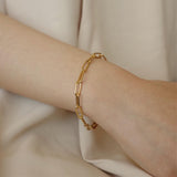 18KGP Oval bracelet