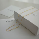 18KGP Briller necklace