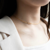 18KGP Briller necklace