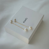 Chain pearl pierce