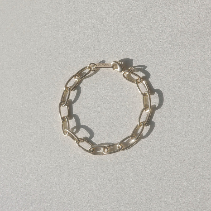 18KGP OVAL SET (Necklace × Bracelet)