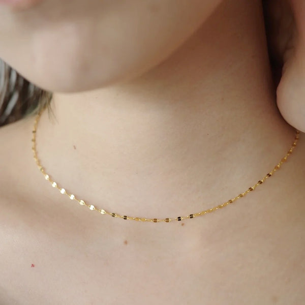 18KGP Briller necklace