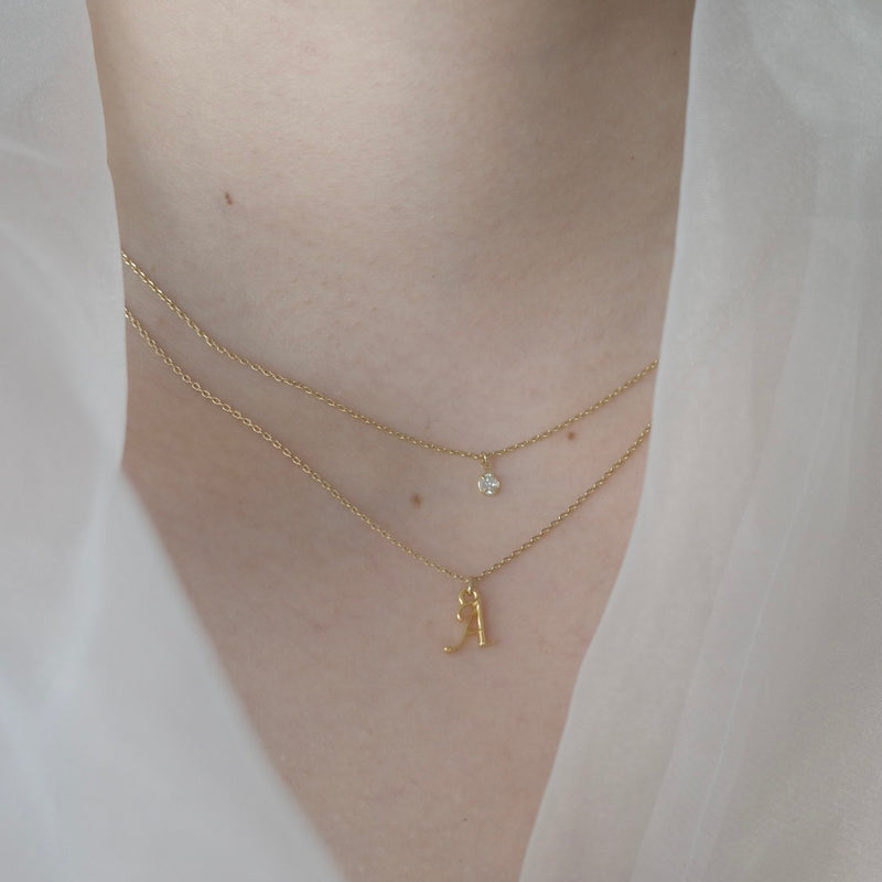 Initial necklace