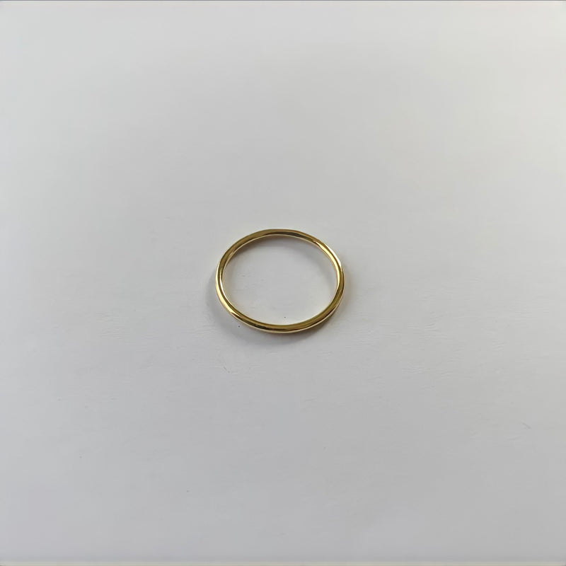 Fine ring gold(18KGP SV925)