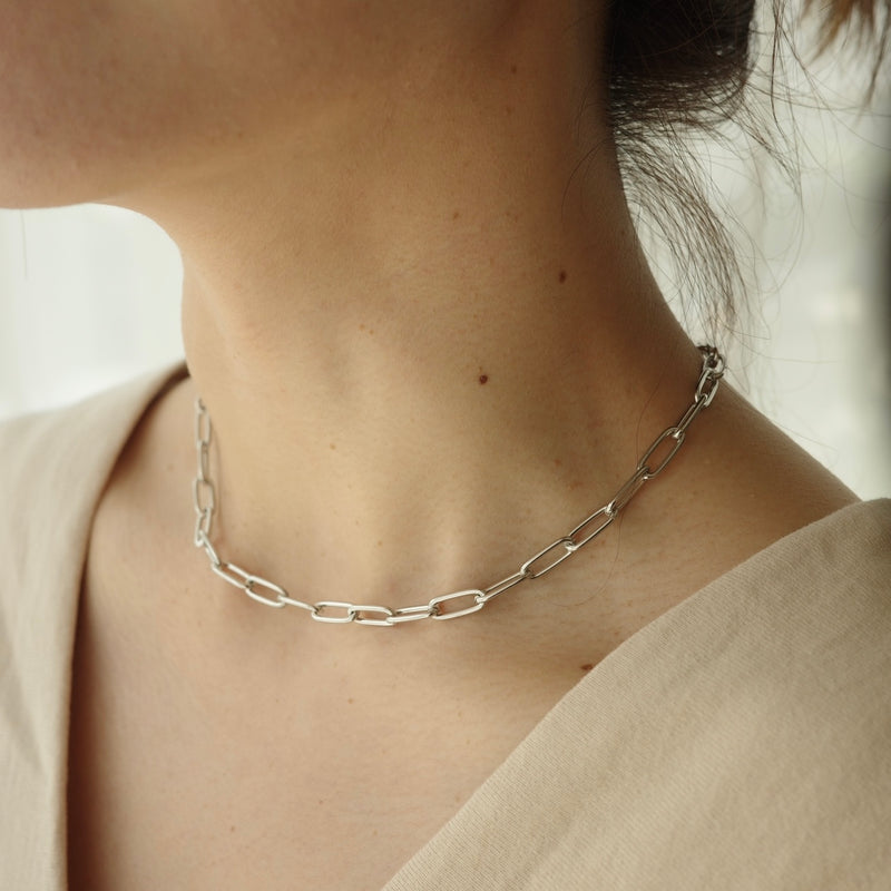 18KGP Oval necklace