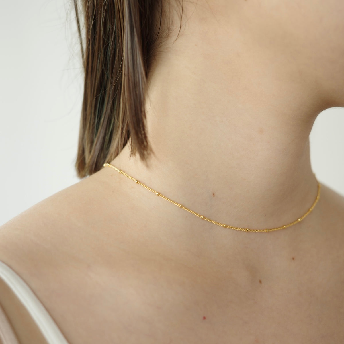 18KGP OVAL SET (Necklace × Bracelet) – RUMÉL