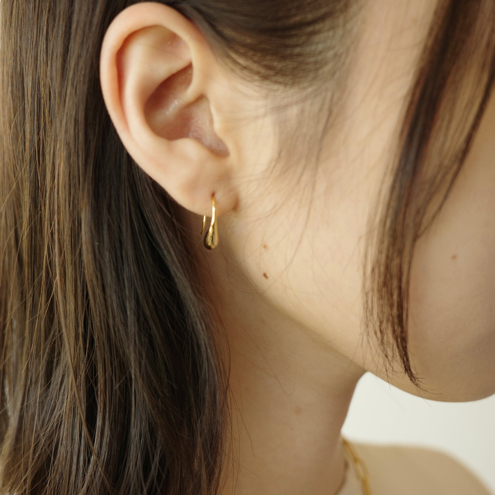 Larmes pierce Ssize gold – RUMÉL
