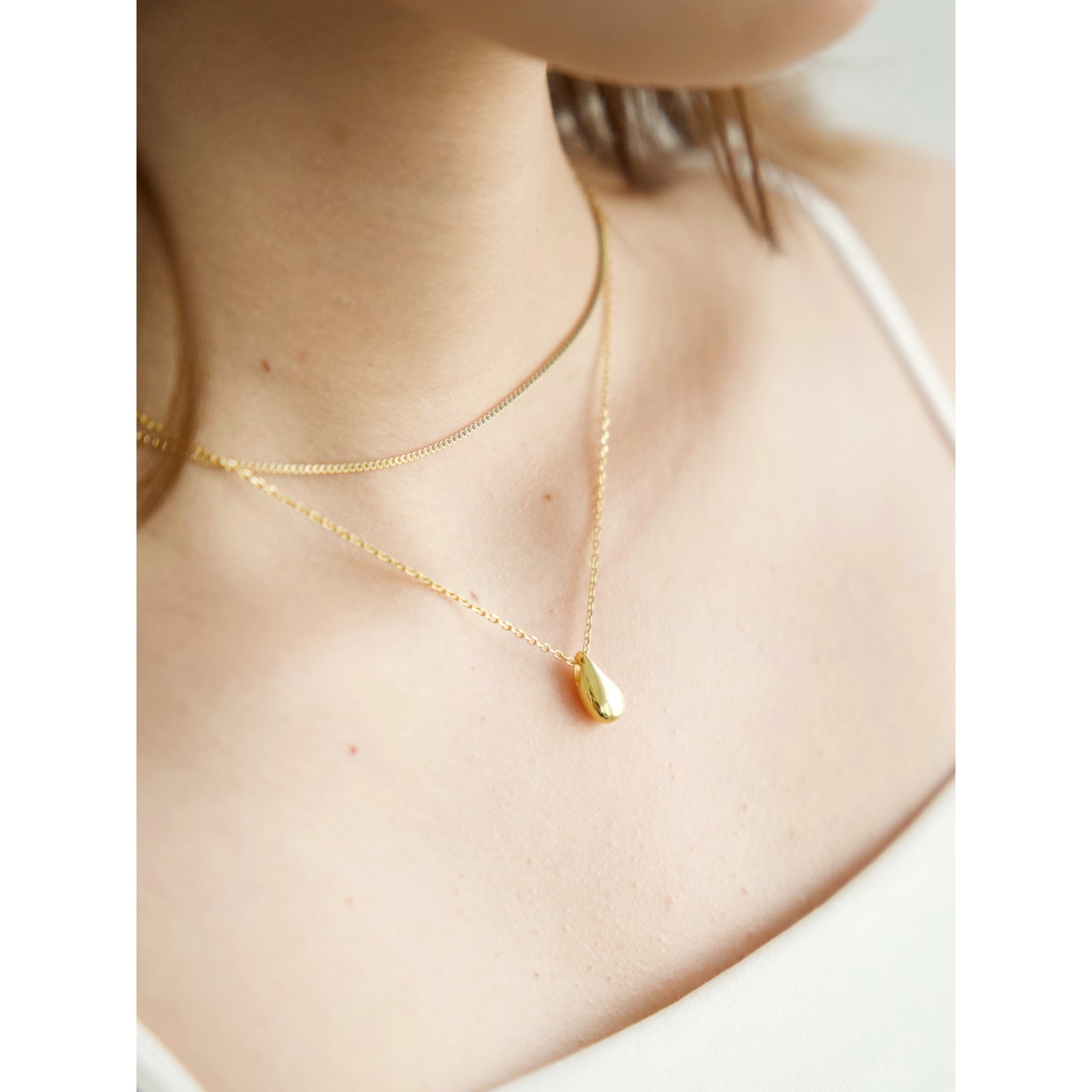 LARMES NECKLACE GOLD – RUMÉL