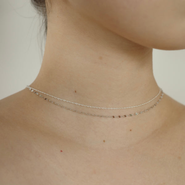 Grace narrow necklace (SILVER925)