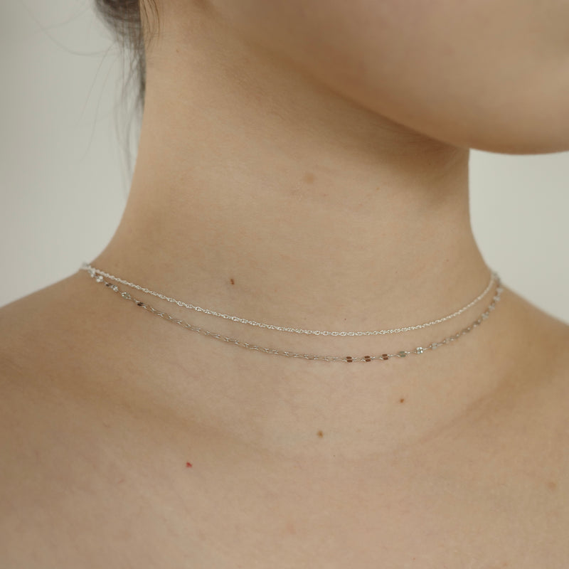 Grace narrow necklace (SILVER925)