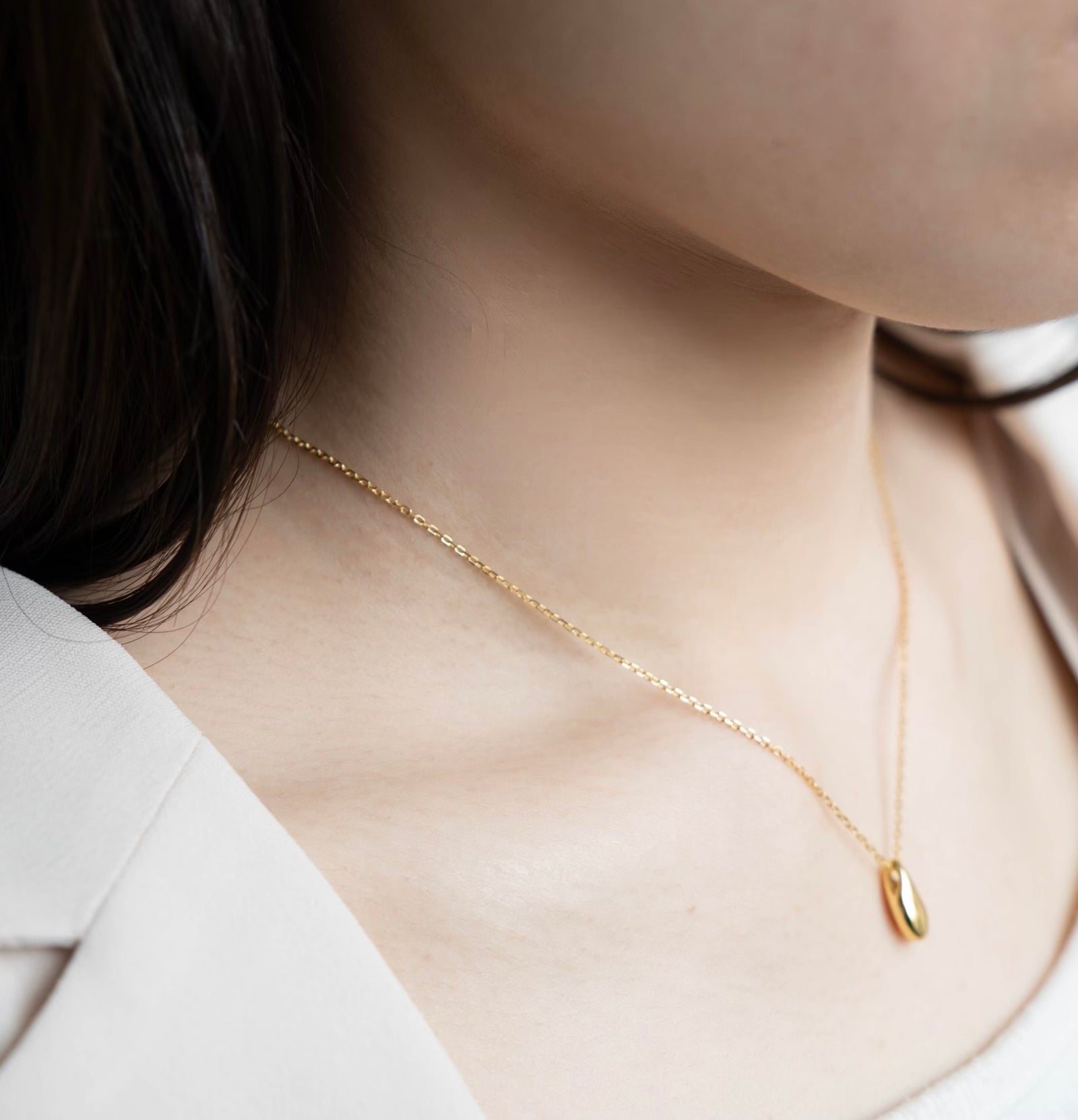 LARMES NECKLACE GOLD – RUMÉL